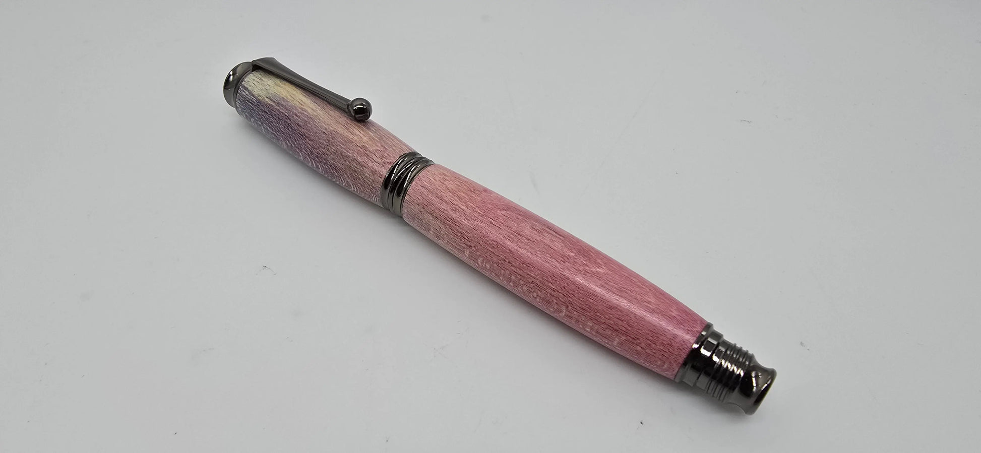 Fountain pen in dyed Sycamore from Saltram House Plymouth 