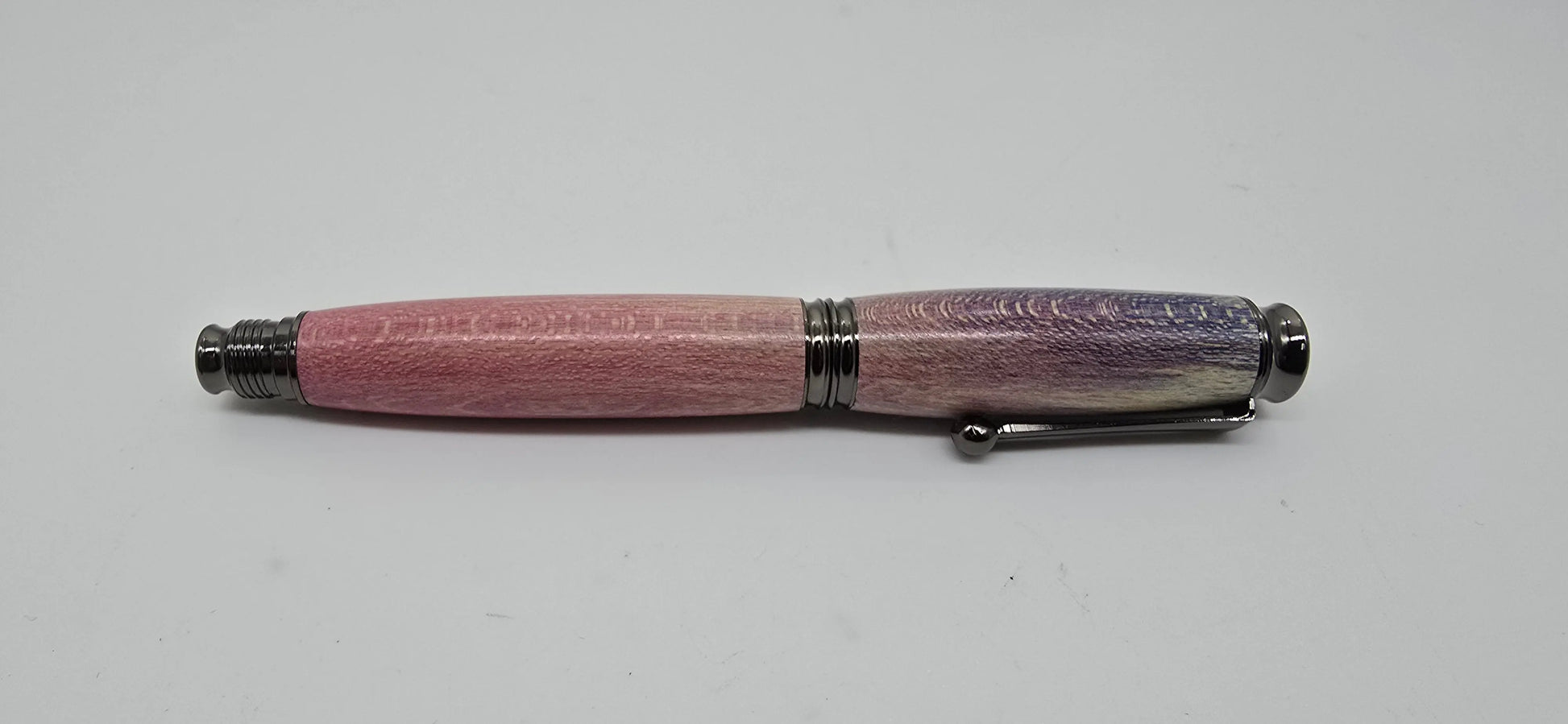Fountain pen in dyed Sycamore from Saltram House Plymouth 