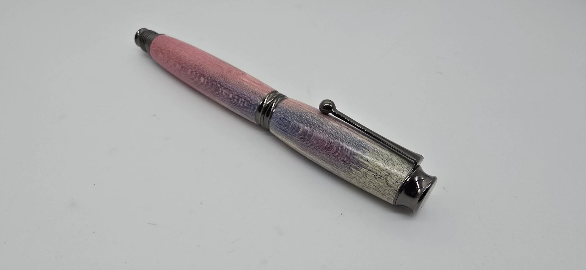 Fountain pen in dyed Sycamore from Saltram House Plymouth 