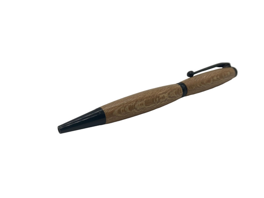 Powderham Castle - lacewood handmade ballpoint pen - DevonPens