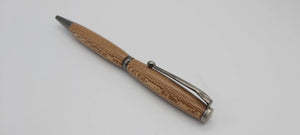 Powderham Castle - lacewood handmade ballpoint pen DevonPens