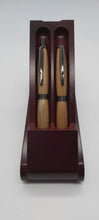 Powderham castle lacewood ballpoint pen & Pencil set DevonPens