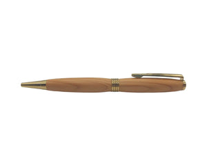 Dartmoor Elm ballpoint pen - Gold DevonPens