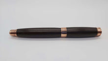 African Blackwood fountain pen with Rose gold fittings DevonPens