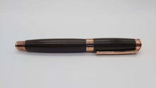 African Blackwood fountain pen with Rose gold fittings DevonPens