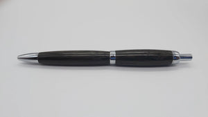 Ballpoint click pen in Ancient English Bog Oak c3300 BC DevonPens