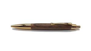 Ballpoint click pen in Walnut from Lanhydrock house, Cornwall DevonPens