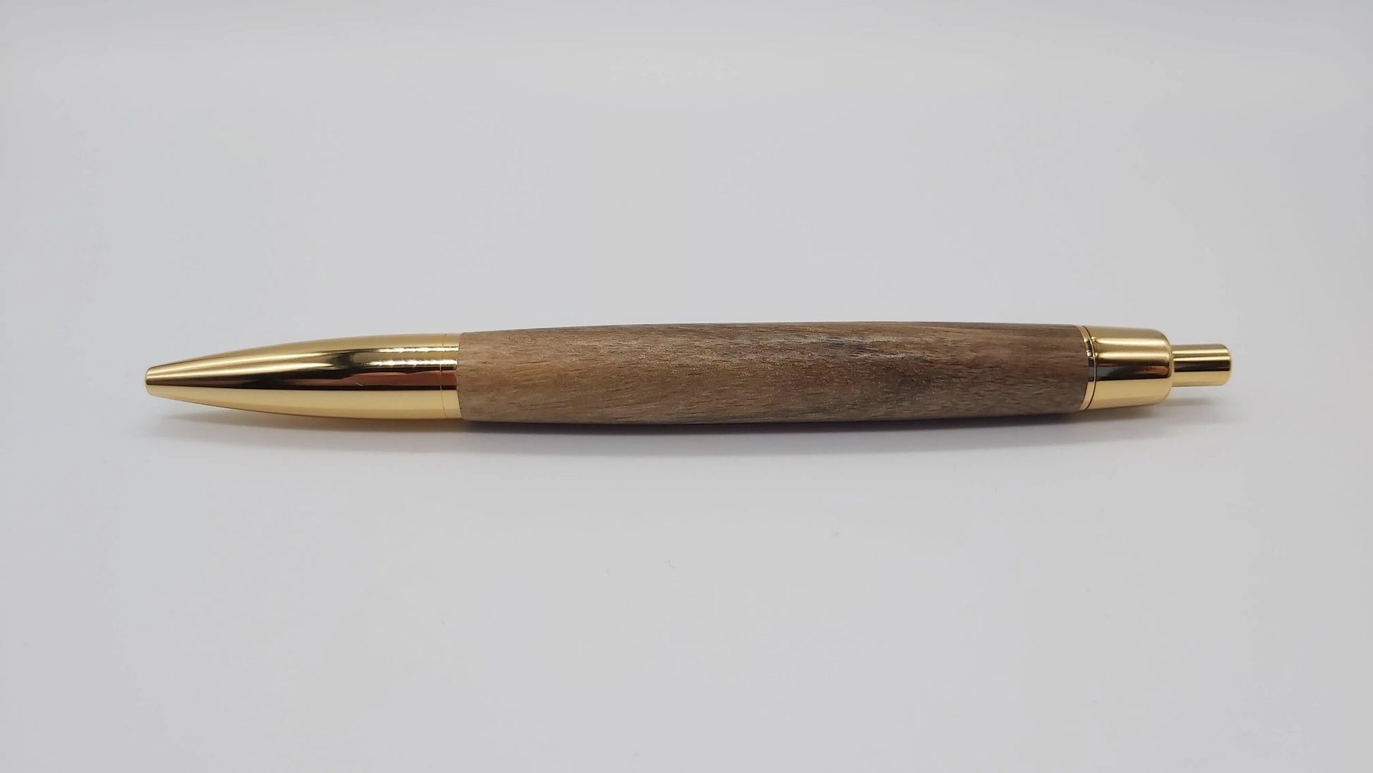 Ballpoint click pen in Walnut from Lanhydrock house, Cornwall DevonPens
