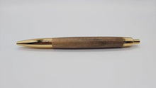 Ballpoint click pen in Walnut from Lanhydrock house, Cornwall DevonPens