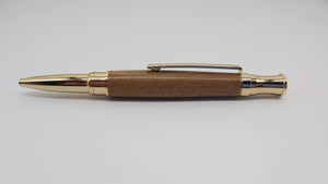 Ballpoint pen handmade with Irish Wych Elm - Celtic gift DevonPens