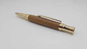 Ballpoint pen handmade with Irish Wych Elm - Celtic gift DevonPens