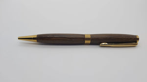 Ballpoint pen in Ancient English Bog Oak DevonPens