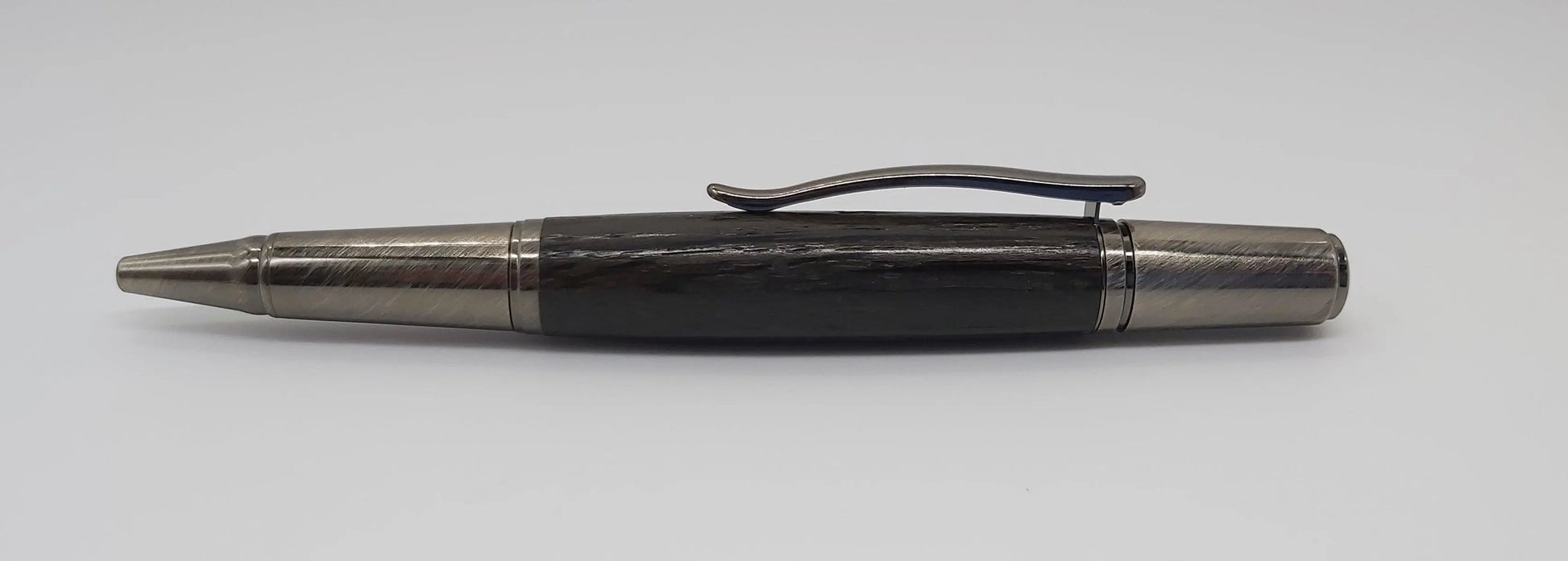 Ballpoint pen in Ancient English Bog Oak c3300 BC DevonPens