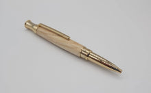 Ballpoint pen in Ash from Lanhydrock house, Cornwall - Gold coloured fittings DevonPens