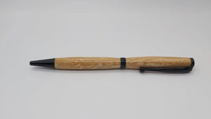 Ballpoint pen in Beech from Thomas Hardy's cottage DevonPens