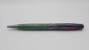 Ballpoint pen in Dyed Beech from Cotehele House, Cornwall. DevonPens
