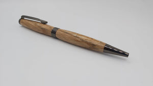 Ballpoint pen in Holm Oak from Thomas Hardy's House Max gate DevonPens