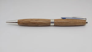 Ballpoint pen in Holm Oak from Thomas Hardy's House Max gate DevonPens