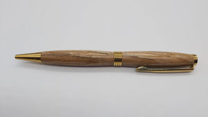 Ballpoint pen in Holm Oak from Thomas Hardy's House, Max gate DevonPens