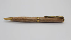 Ballpoint pen in Holm Oak from Thomas Hardy's House, Max gate DevonPens