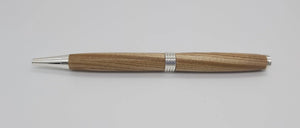 Ballpoint pen in Indian Bean tree from Buckland Abbey DevonPens