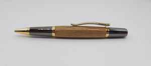 Ballpoint pen in Oak from Lanhydrock House, Cornwall DevonPens