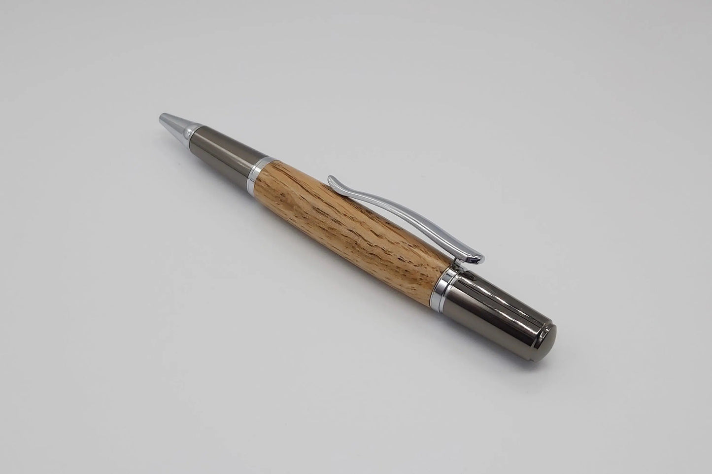 Ballpoint pen in Oak from Lanhydrock House, Cornwall DevonPens