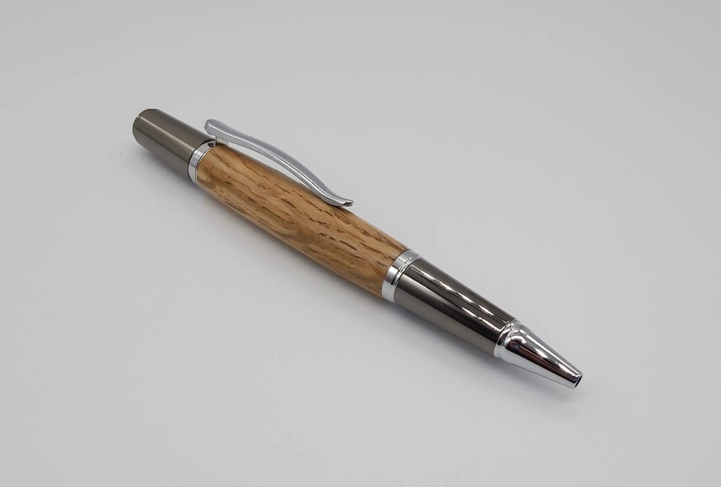 Ballpoint pen in Oak from Lanhydrock House, Cornwall DevonPens