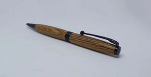 Ballpoint pen in Oak from Saltram House Plymouth DevonPens