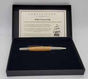 Ballpoint pen in Oak taken from HMS Victory DevonPens