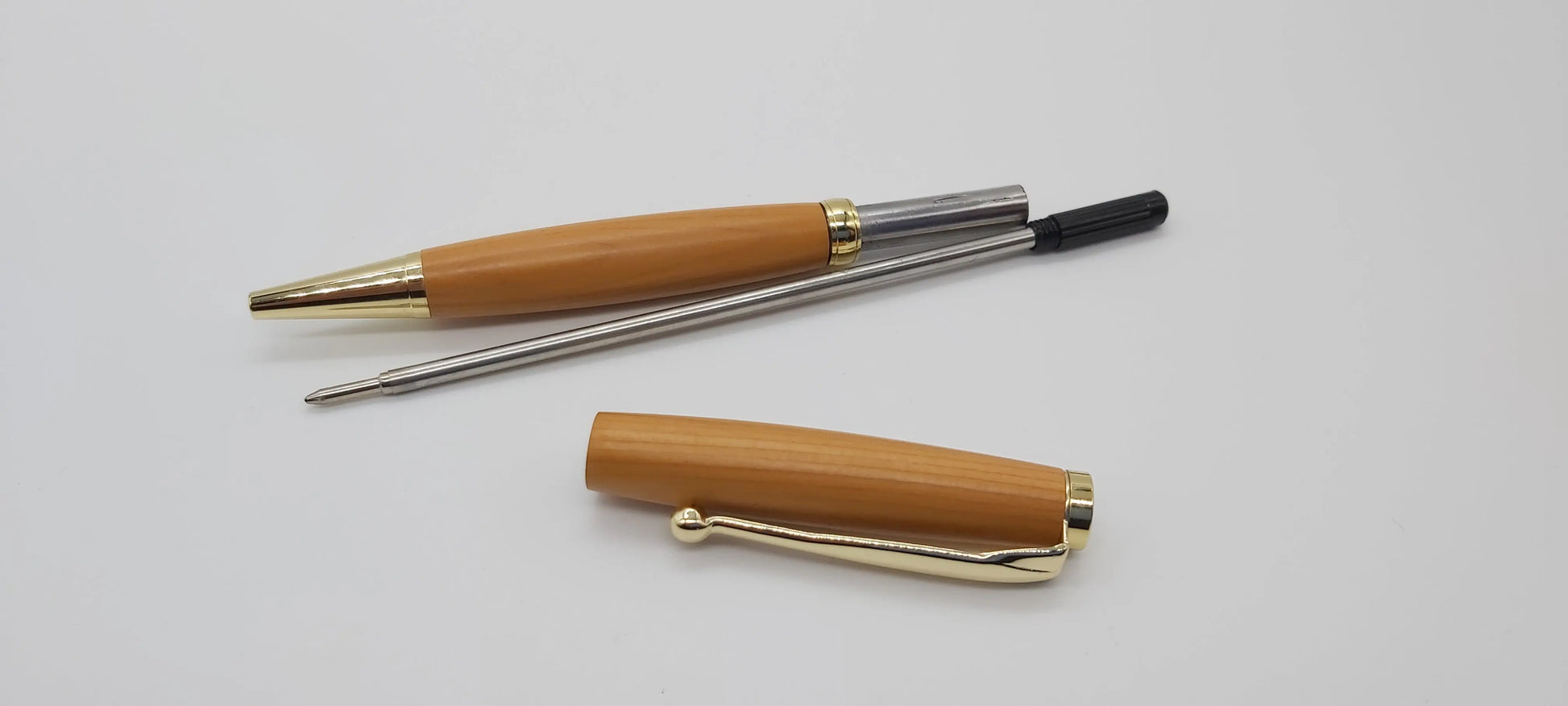 Ballpoint pen in Yew from Saltram House Plymouth DevonPens
