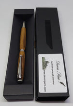 Ballpoint twist pen handmade with Shipwreck Teak from WW1 wreck SS Pegu sunk in 1917 DevonPens