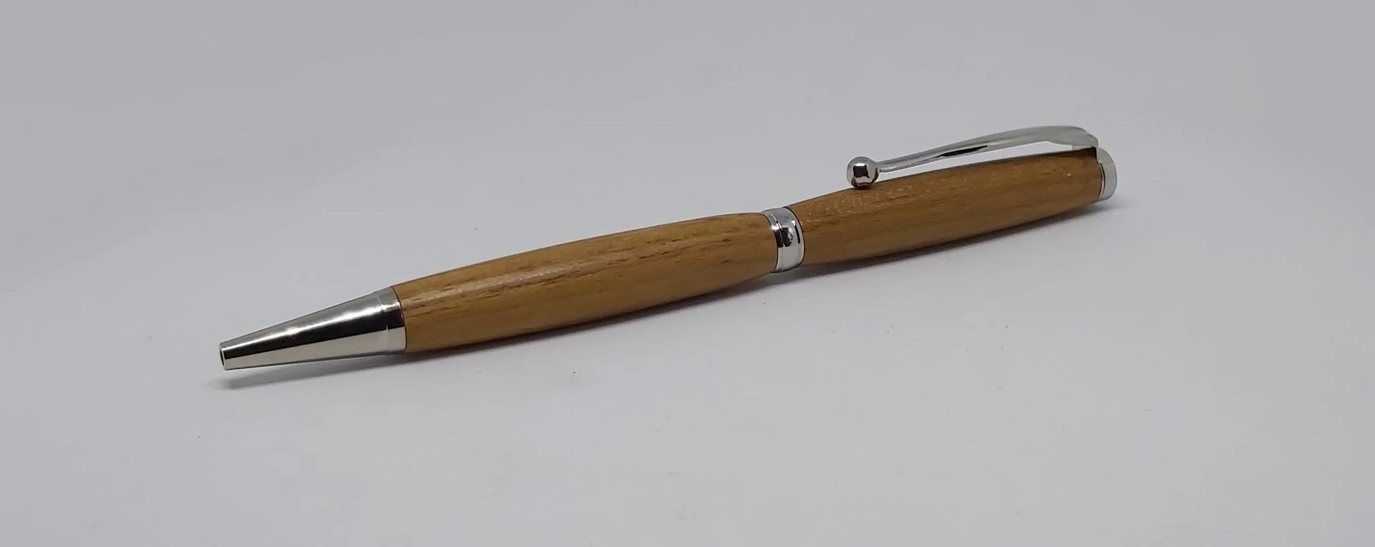 Ballpoint twist pen handmade with Shipwreck Teak from WW1 wreck SS Pegu sunk in 1917 DevonPens
