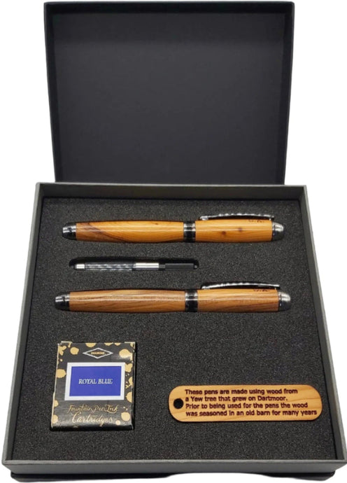 Bespoke box for Fountain pens, Ballpoints or rollerball pens. DevonPens