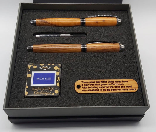 Bespoke box for Fountain pens, Ballpoints or rollerball pens. DevonPens