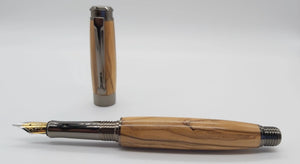 Bethlehem Olive wood Fountain pen. DevonPens