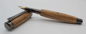 Bethlehem Olive wood Fountain pen. DevonPens