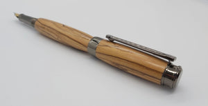 Bethlehem Olive wood Fountain pen. DevonPens