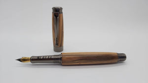 Bethlehem Olive wood Fountain pen. DevonPens