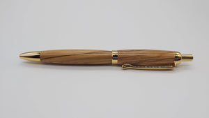 Bethlehem Olive wood click ballpoint pen DevonPens