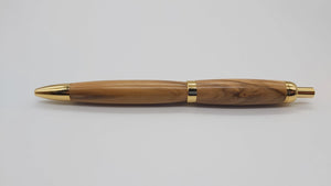 Bethlehem Olive wood click ballpoint pen DevonPens