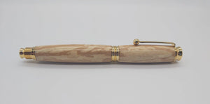 Cotehele House spalted beech -  Fountain pen. DevonPens