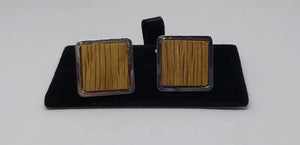 Cuff Links in Oak taken from HMS Victory DevonPens