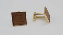 Cufflinks in Chestnut from Lanhydrock house Cornwall DevonPens