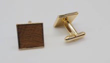 Cufflinks in Chestnut from Lanhydrock house Cornwall DevonPens