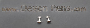 Earrings - sterling Silver earrings with Oak from HMS Victory DevonPens