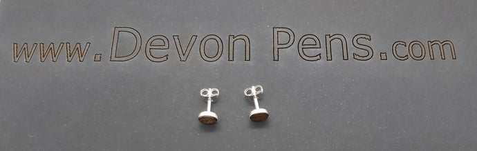 Earrings - sterling Silver earrings with Oak from HMS Victory DevonPens