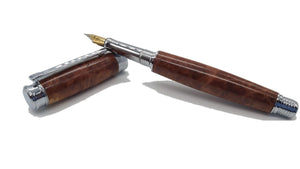 Fountain pen handmade in Australian Red Mallee Burr DevonPens