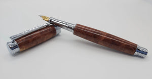 Fountain pen handmade in Australian Red Mallee Burr DevonPens
