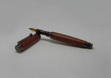 Fountain pen in African Mahogany from W2180 1950's Railway carriage DevonPens